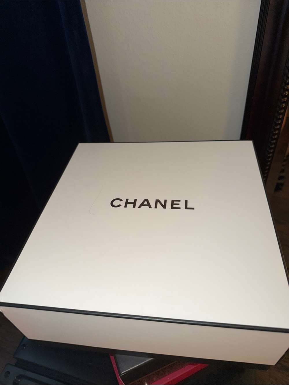 CHANEL White Luxury Gift Box